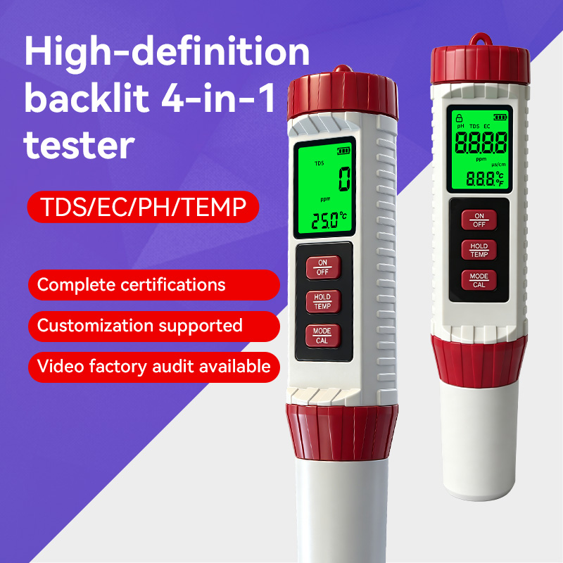 Ph Meter - 2026 New Arrival 4 in 1