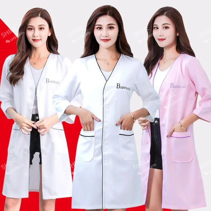 Medical Lab Coats - beauty uniform beautician Custom LogoSkin manager