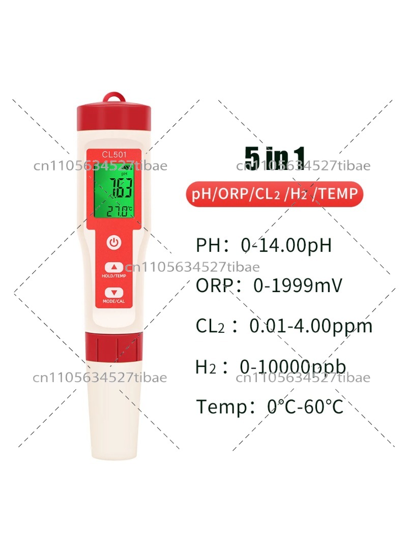 5 in 1 Chlorine Meter Pen Wate - Ph Meter review and price