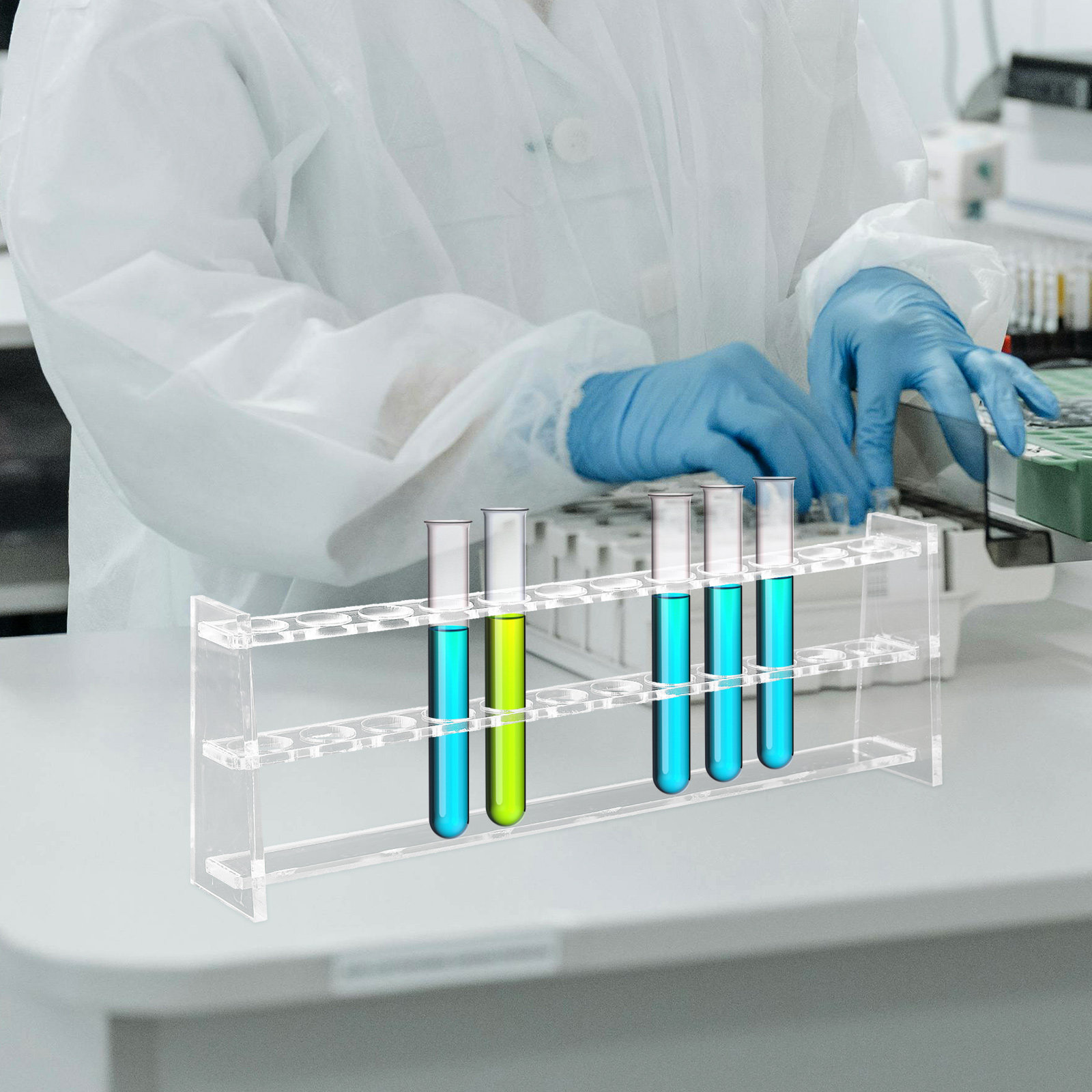 12 Holes Test Tube Rack Acryli - Laboratory Centrifuge review and price