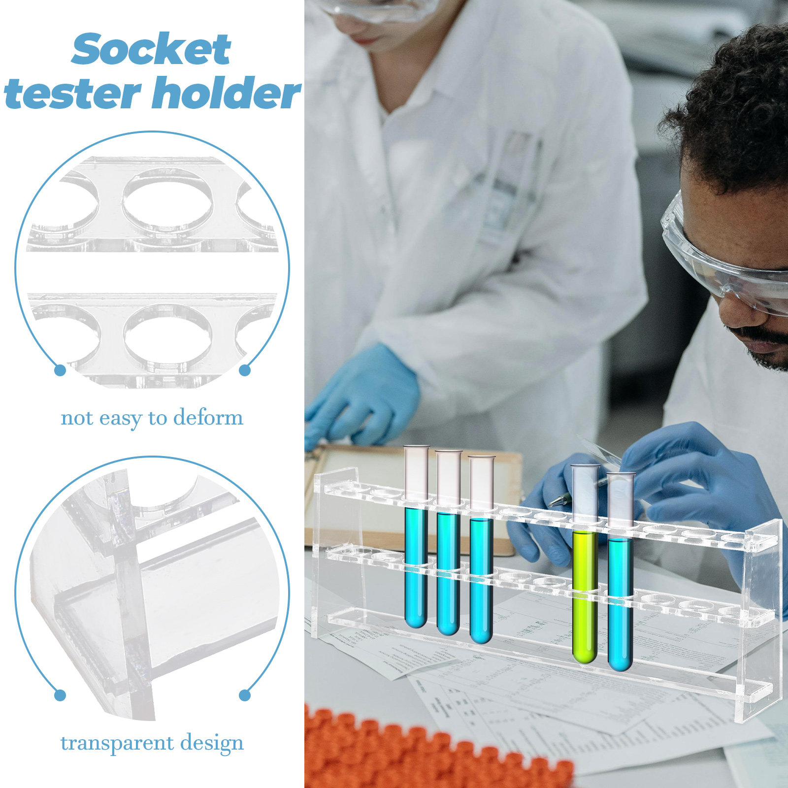 12 Holes Test Tube Rack Acryli - Laboratory Centrifuge review and price