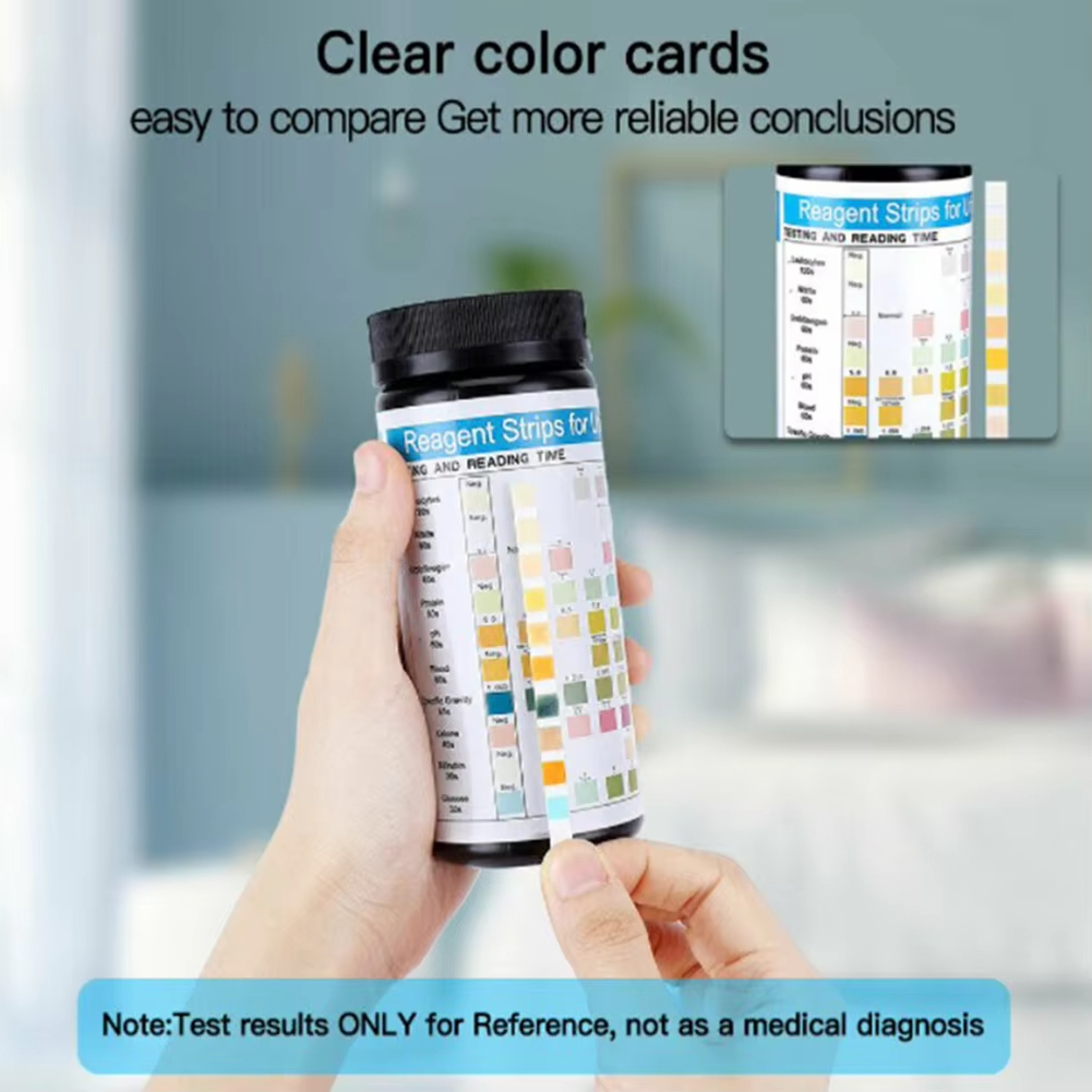 100 Strips URS-10T Urine Test  - Urinalysis Reagent Strip review and price