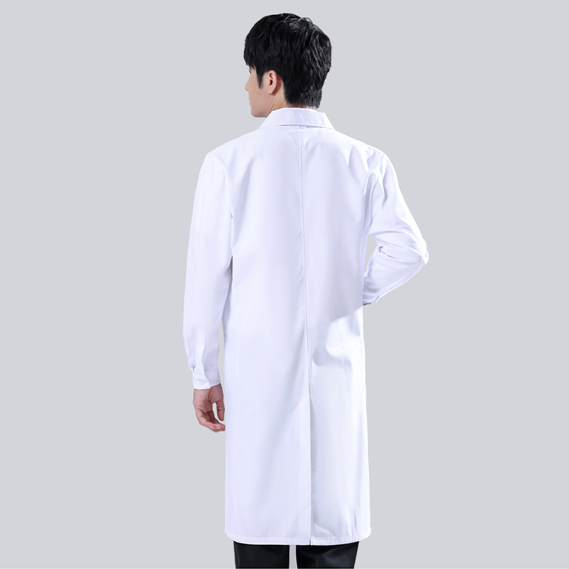 Male's White Medical Coat Men  - Medical Lab Gown review and price