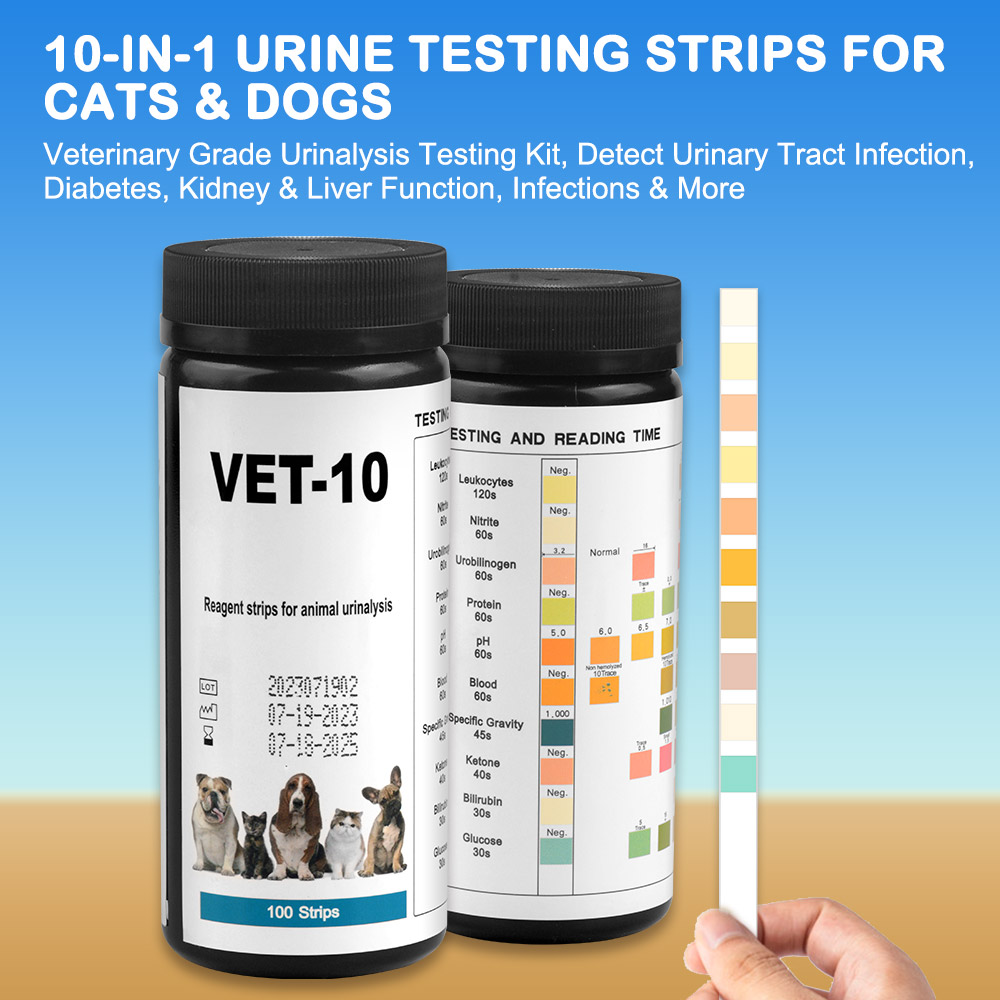 10-Parameter Cat & Dog Urine T - Urinalysis Reagent Strip review and price
