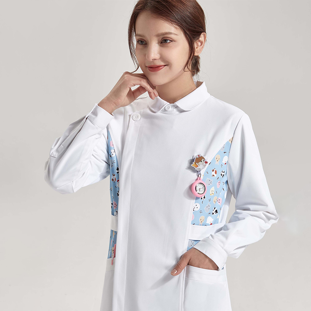 Anti Static Printed Nurse Lab  - Medical Lab Gown review and price