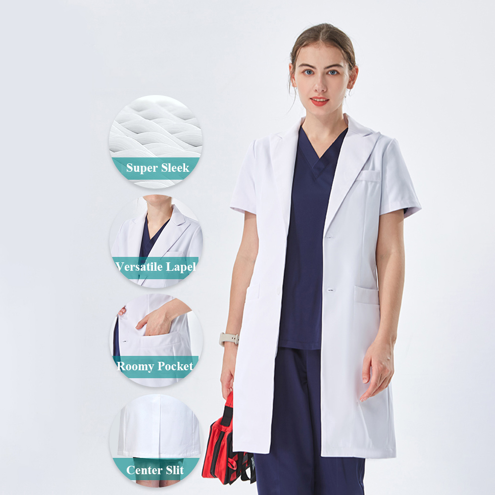 Thoughtful Lapel Collar White  - Medical Lab Coats review and price