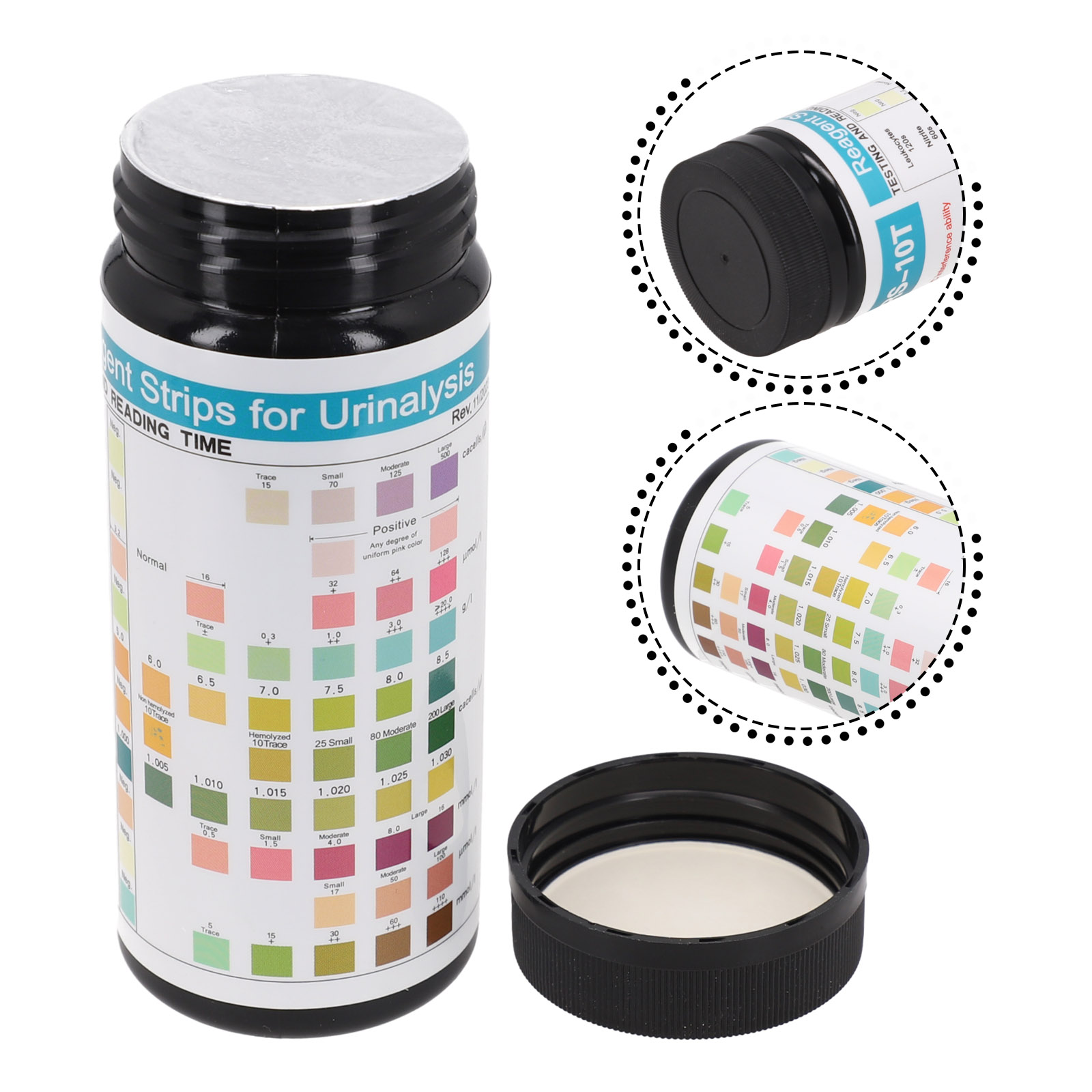 100 Strips URS-10T Reagent Uri - Urinalysis Reagent Strip review and price