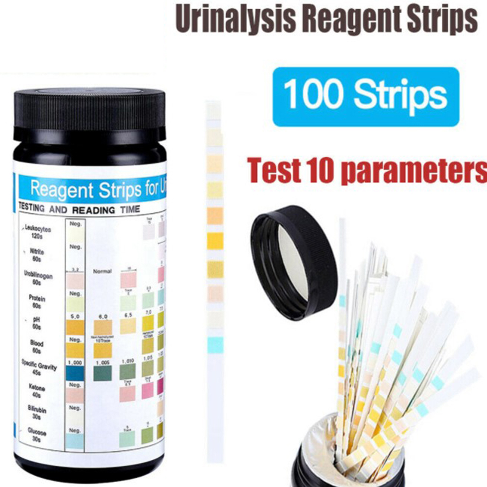100 Strips URS-10T Reagent Uri - Urinalysis Reagent Strip review and price