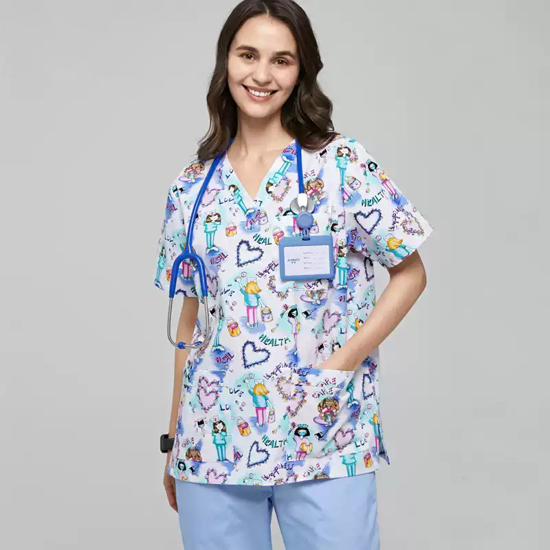 Scrubs Nursing Workwear Women  - Medical Lab Gown review and price
