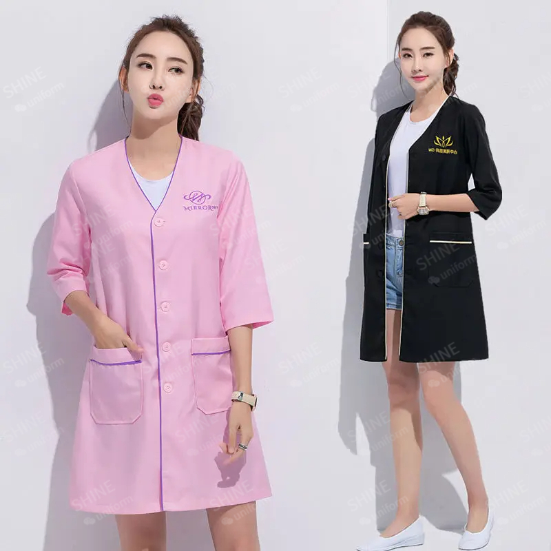 beauty uniform beautician Cust - Medical Lab Coats review and price